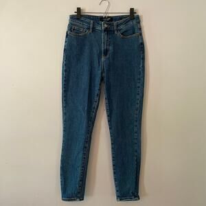 Judy Blue Skinny Fit Dark Wash Jeans High Rise Minimalist Women's size 7 / 28